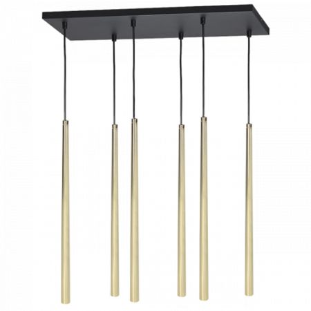 AD-LD-6233CG9 viseća lampa zlatna 6xG9 max.6W TABUNG 6P ADVITI