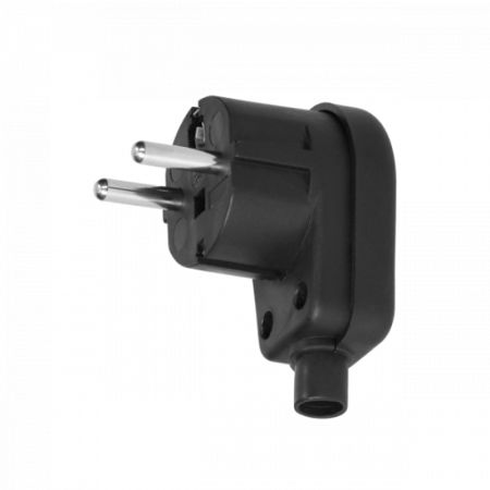 OR-AE-13182/B utikač L crni ORNO