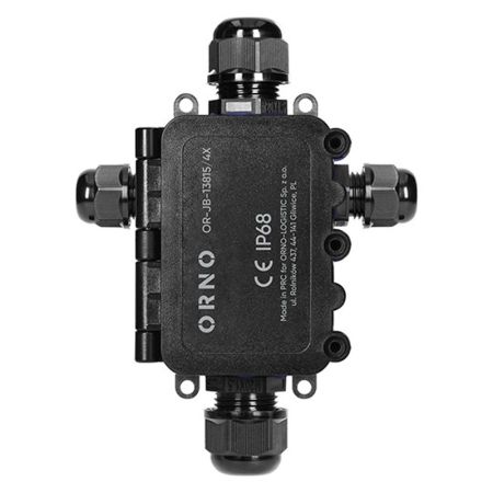 ORNO OR-JB-13815/4X nadgradna razvodna kutija IP68, crna
