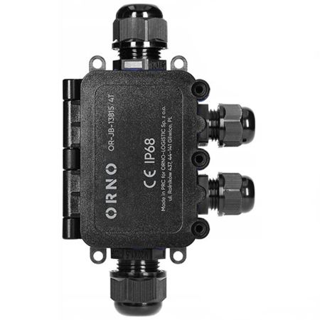 ORNO OR-JB-13815/4T nadgradna razvodna kutija IP68, crna