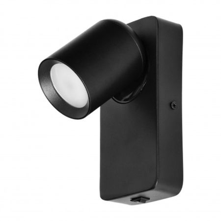 AD-OP-6480BGU10 1xGU10 max.9W crna spot lampa sa prekidačem MALTA SP1 ADVITI 