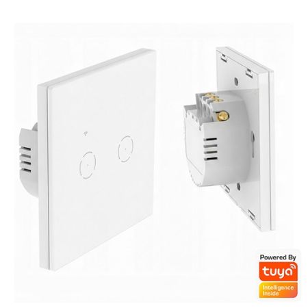 MS-701-2-W TOUCH pametni prekidač WiFi smart breaker 10A 2.4GHZ beli Mitea Electric