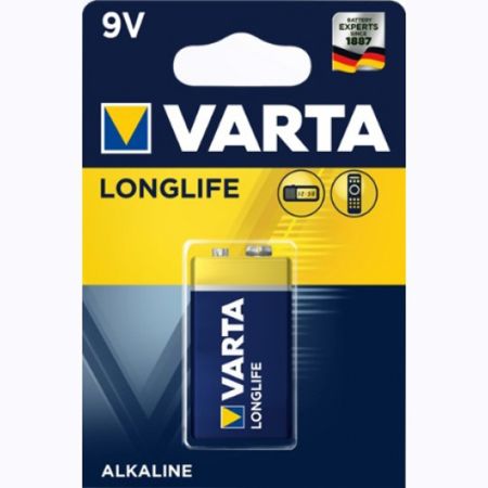 Bat. Longlife 9V 6LR61 Varta