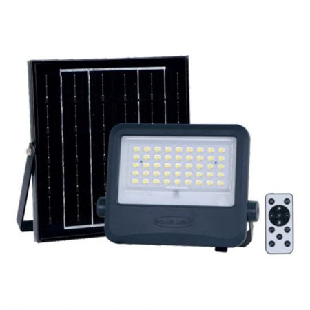 M452080-S6 50W solarni LED reflektor set 6500K IP65 ABS tamno sivi Mitea Lighting