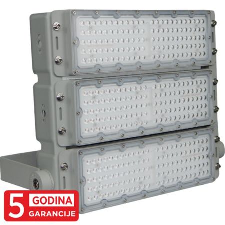 M457300 300W 6500K modularni SMD LED reflektor sivi 6kV .IES IP65 5Y Mitea Lighting