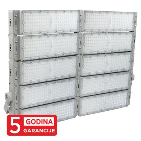 M457300 1000W 6500K modularni SMD LED reflektor 130000lm IP67 sivi 5Y Mitea Lighting