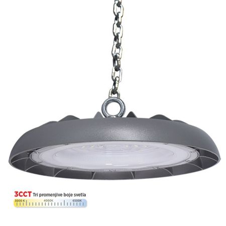 M460150-S6 150W CCT LED UFO svetiljka 3000~6500K IP65 siva Mitea Lighting