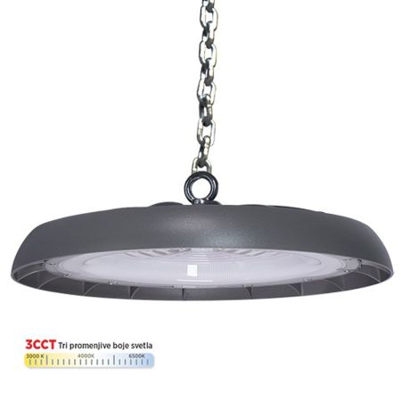 M460300-S6 300W CCT LED UFO svetiljka 3000~6500K IP65 siva Mitea Lighting
