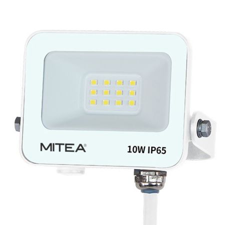 M480010-B5 6500K SMD ECO LED reflektor 10W BELI IP65 Mitea Lighting (25 mes.)