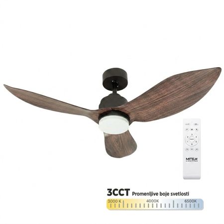 MV5012-CWDD plafonski ventilator 35W sa svetlom LED CCT 20W fi117cm sa daljinskim upravljačem Mitea Lighting (25 mes.)