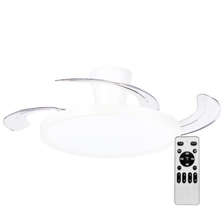 MV5040-W BELI plafonski ventilator 30W sa svetlom LED CCT 30W sa daljinskim upravljačem Mitea Lighting