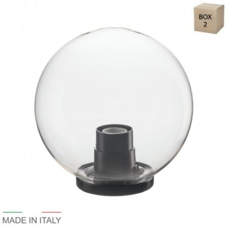 GLOBO FI250mm TRANSPARENTNA kugla- lampa UVA/PMMA IP44 max.1x20W LED E27
