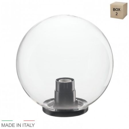 GLOBO FI300mm TRANSPARENTNA kugla- lampa UVA/PMMA IP44 max.1x20W LED E27