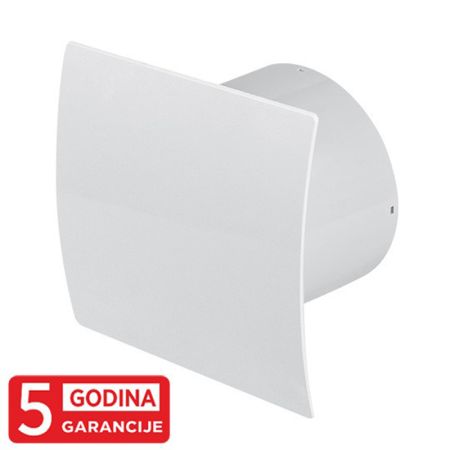 WEB125 FI125 beli kupatilski aspirator-ventilator sa klemom 5Y ESCUDO AWENTA