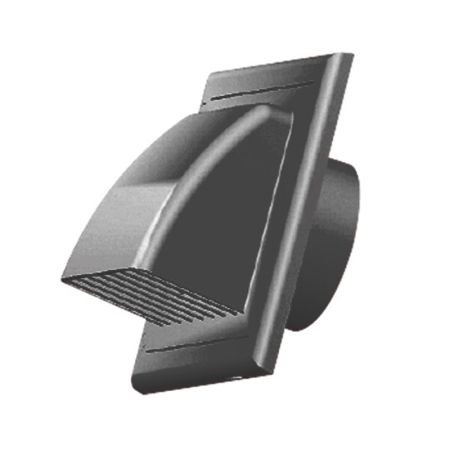 KO125-30GR GRAFITNA ventilaciona rešetka pod kosinom fi125 AWENTA 