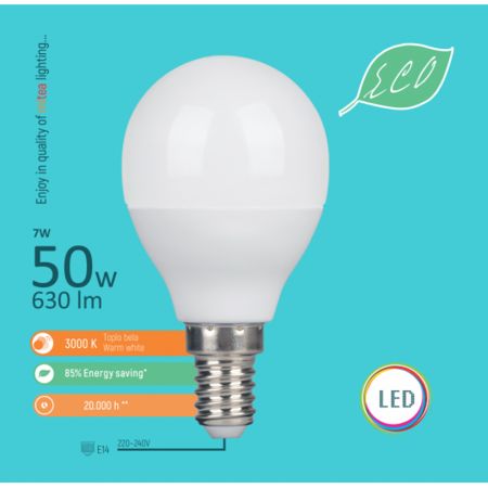 LED sijalica ECO E14 7W G45 Mitea Lighting
