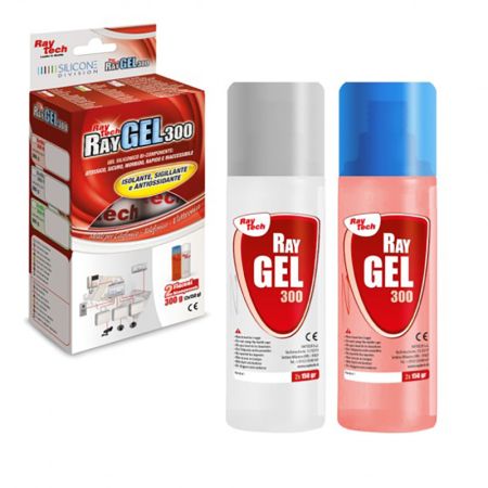 Ray Gel 300-R - dvokomponentna crvena masa za livenje (300gr) blister Raytech