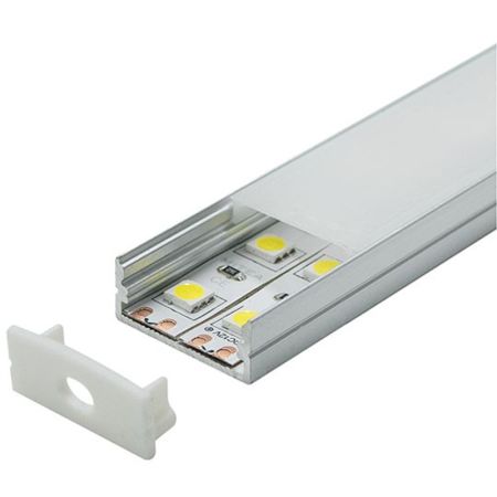 MA617 Aluminijumski profil za LED trake nadgradni set sa difuzorom 2000x23.5x9.8mm Mitea Lighting