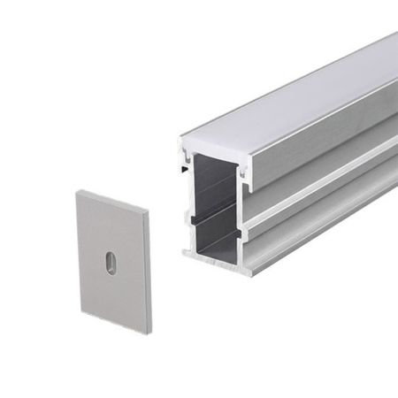 MA631 Aluminijumski profil za LED trake 2000x21.3x25.8mm set sa difuzorom Mitea Lighting