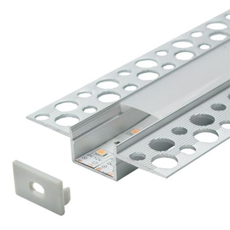 MA1913 Aluminijumski profil za LED trake 59x13x2000mm sa difuzorom 2m Mitea Lighting