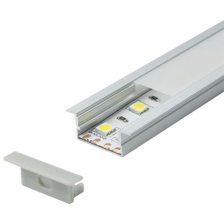 MA2010 Aluminijumski profil za LED trake 20x10x2000mm sa difuzorom 2m Mitea Lighting