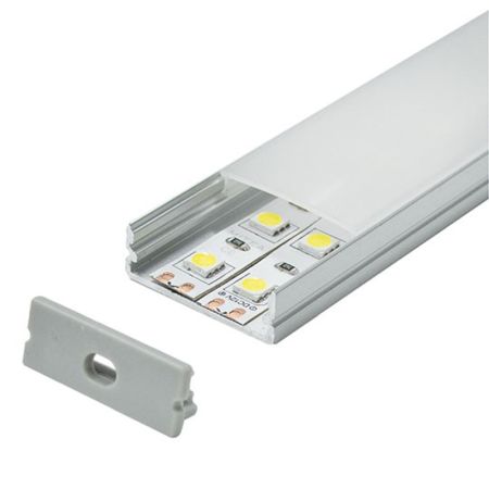 MA619 Aluminijumski profil za LED trake 30x10x2000mm sa difuzorom 2m Mitea Lighting