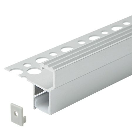 MA07-A SIVI Aluminijumski profil za LED trake 37x29x2000mm za pločice/stepenice sa difuzorom 2m Mitea Lighting