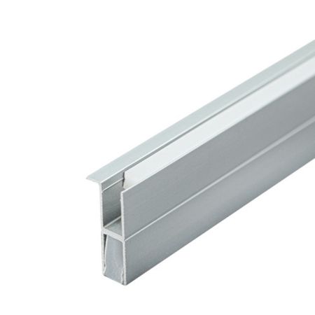 MA6490-2 Sivi Aluminijumski profil za LED trake 2000x8.2x17.6mm ugradni sa difuzerom 2m Mitea Lighting
