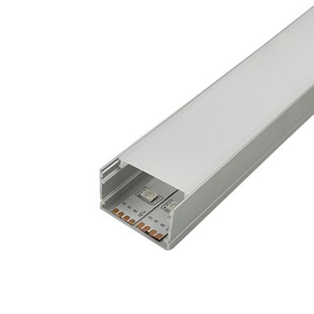 M3020-A Sivi aluminijumski profil za LED trake nadgradni set sa difuzorom 2000x30x20mm Mitea Lighting