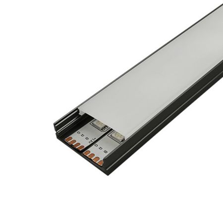 M3010-C crni aluminijumski profil za LED trake nadgradni set sa difuzorom 2000x30x10mm Mitea Lighting