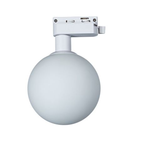 M205011-W bela+belo staklo G9 3W 4000K šinska lampa Mitea Lighting