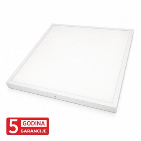 M203450-N-B 6500K nadgradni 600x600 backside light LED PANEL beli ram 20W 4000lm 220V Mitea Lighting