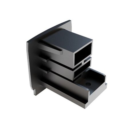 M-4TRACK-Z-B crni PVC završetak za trostopeni šinski reflektor Mitea Lighting