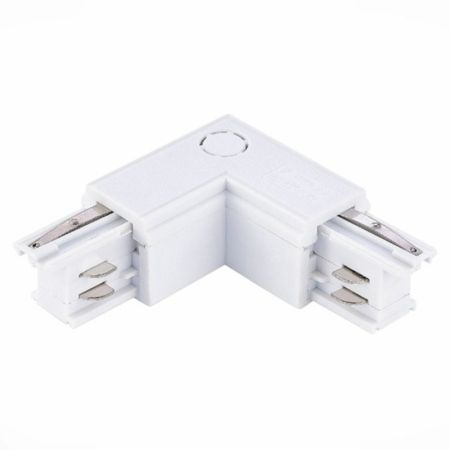 M-4TRACK-L(R)-W beli desni PVC L konektor za trostopeni šinski reflektor Mitea Lighting