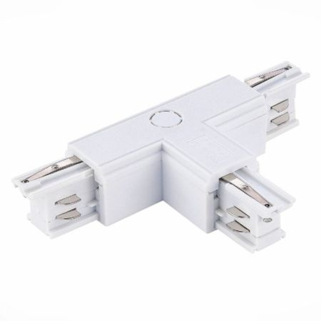 M-4TRACK-T(R1)-W beli desni PVC T konektor za trostopeni šinski reflektor Mitea Lighting