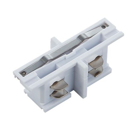 M-4TRACK-NASTAVAK-W beli ravni (nastavak) PVC konektor za trostopeni šinski reflektor Mitea Lighting