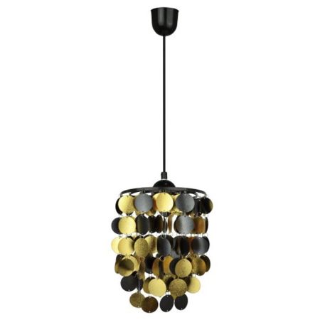 -R M428 visilica crno-zlatna 1xE27 Max.60W/220V Mitea Lighting