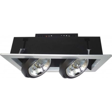 -R M2070-2 ugradni komplet 2xALU111 sivi Mitea Lighting