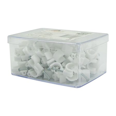 PM-62 K Obujmica sa ekserom 8mm za okrugle kablove (u PVC kutiji) Mitea Electric