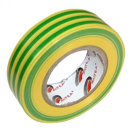 Izolir traka PVC žuto zelena 0.13mmX18mmX20yard Mitea Electric M131820-5