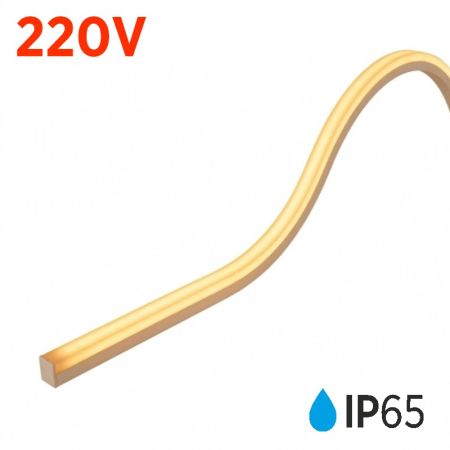 MLI-2835-230V-120-D5 AMBER 2200K 10W/1m 220-230V IP65 10x10mm 5m kotur NEON FLEX LED traka 120 LED/1m Mitea Lighting