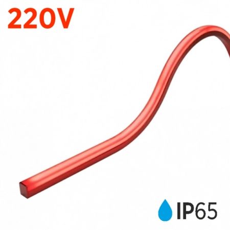 MLI-2835-230V-120-D5 CRVENA 10W/1m 220-230V IP65 10x10mm 5m kotur NEON FLEX LED traka 120 LED/1m Mitea Lighting