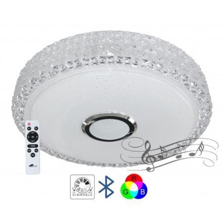 M205440-BT/WRGB 2x36W fi500mm LED SMD plafonjera sa zvučnikom 5W, bluetooth, Android/iOS APP iLink (muzička plafonjera) smart Mitea Lighting (25 mes.)