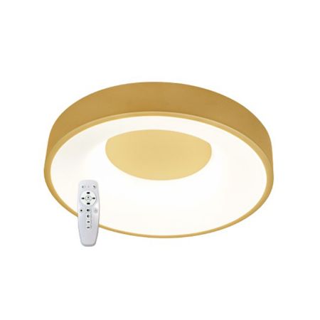 M205462 2x18W 3000~6500K 3CCT LED SMD zlatna plafonjera sa daljinskim 2.4G Mitea Lighting (25 mes.)