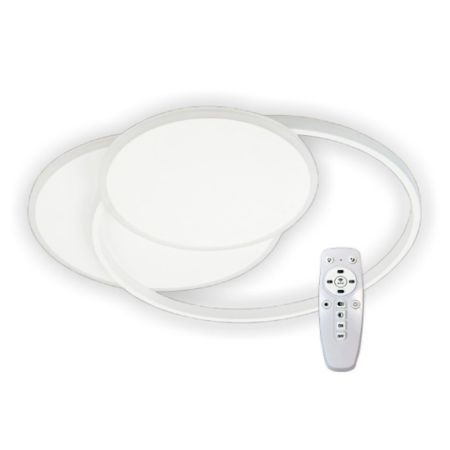 M205468 2x20W 3000~6500K 3CCT LED SMD bela plafonjera sa daljinskim 2.4G Mitea Lighting (25 mes.)