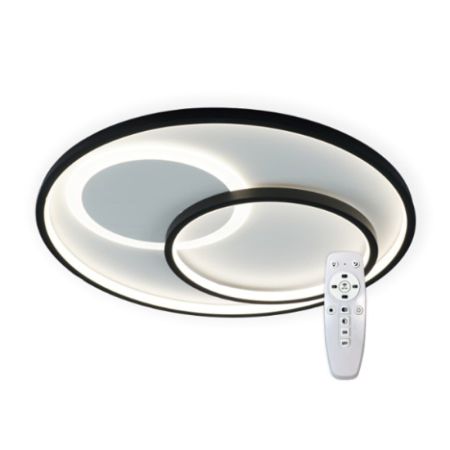 M205469 2x20W 3000~6500K 3CCT LED SMD crna plafonjera sa daljinskim 2.4G Mitea Lighting (25 mes.)