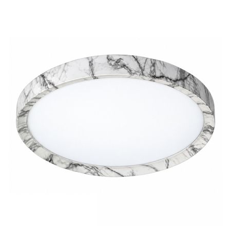 M205481 CRNO BELA 24W LED SMD 6500K plafonjera fi390 x h60mm Mitea Lighting