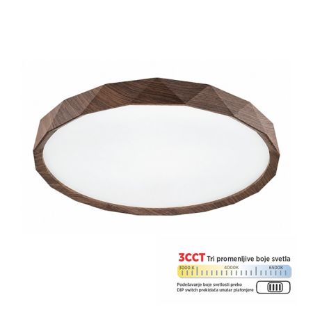 M205516-A 28W LED SMD CCT 3000~6500K fi400mm plafonjera Mitea Lighting (25 mes.)