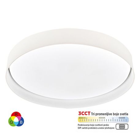 M205533 28W LED CCT-daljinski 3000~6500K plafonjera Mitea Lighting
