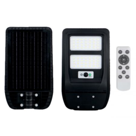 M452200-C4 200W ALL IN ONE solarna LED ulična svetiljka ABS 6500K IP65 radar senzor crna + daljinski Mitea Lighting